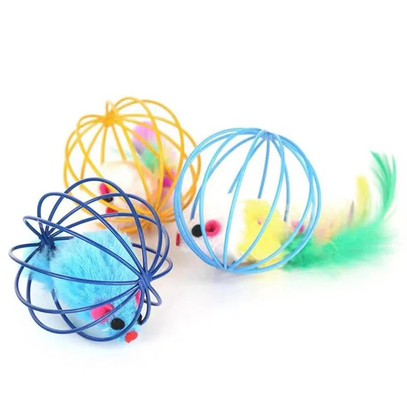 Peekaboo Mouse Cage Cat Toy