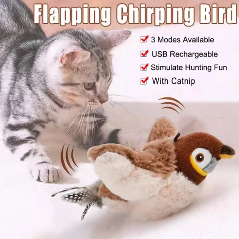 Chirp & Flutter Interactive Plush Bird