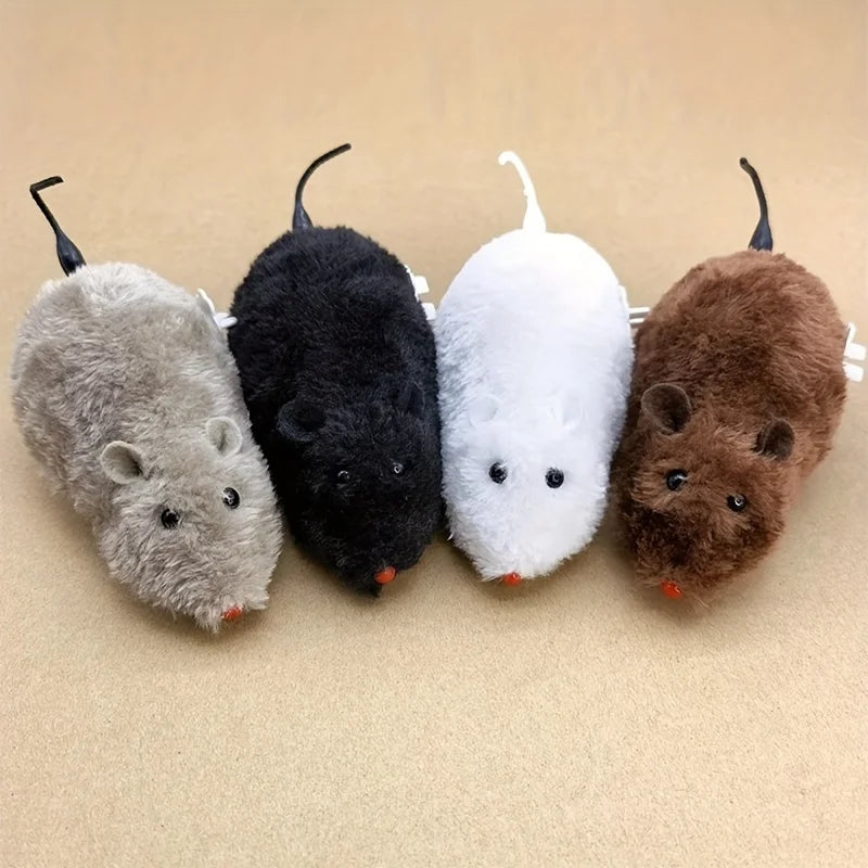 Wind-Up Mouse Chase Cat Toy