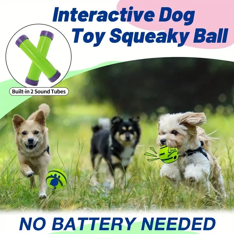 Giggle Roll Sound Ball for Dogs