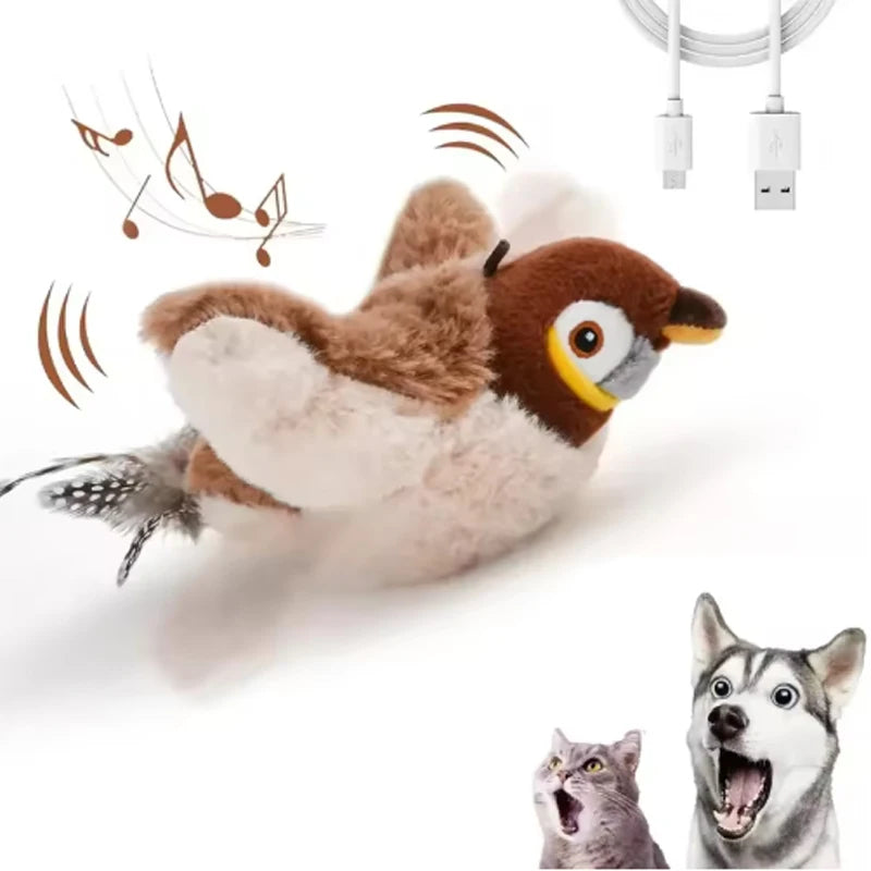 Chirp & Flutter Interactive Plush Bird