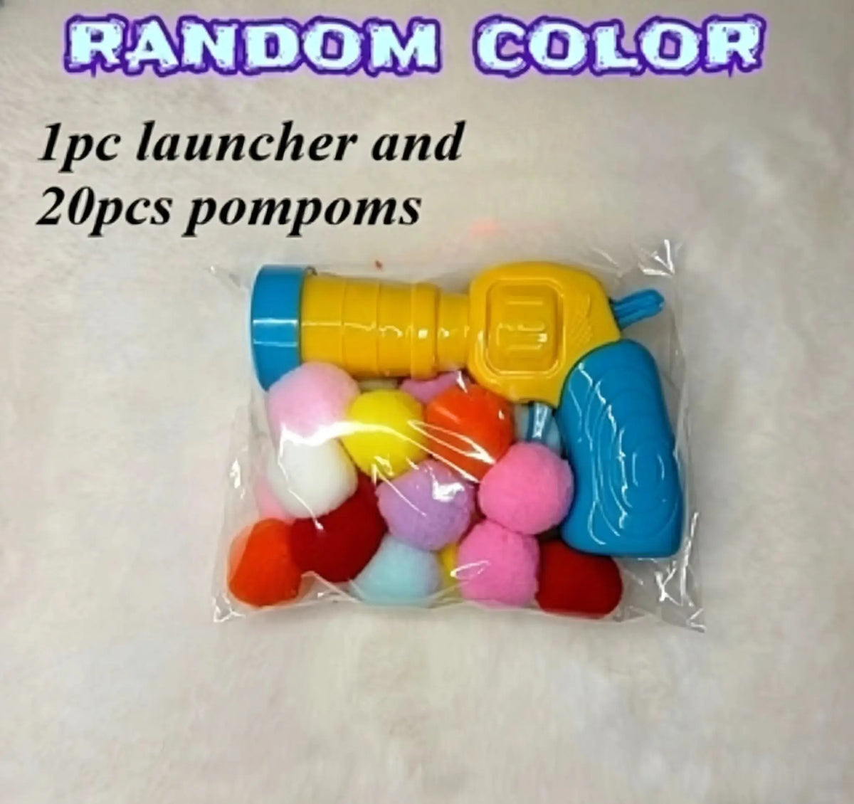 Pom-Pom Chase Cat Launcher Set