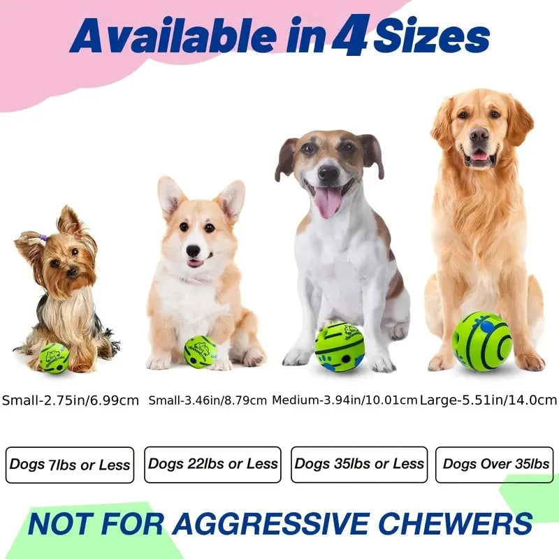 Giggle Roll Sound Ball for Dogs