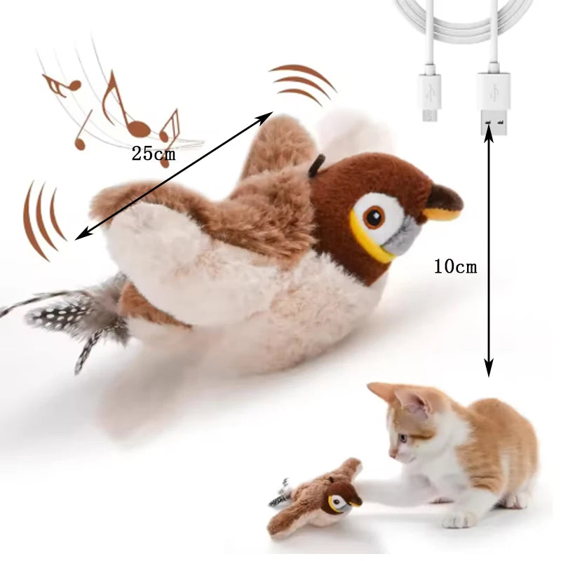 Chirp & Flutter Interactive Plush Bird
