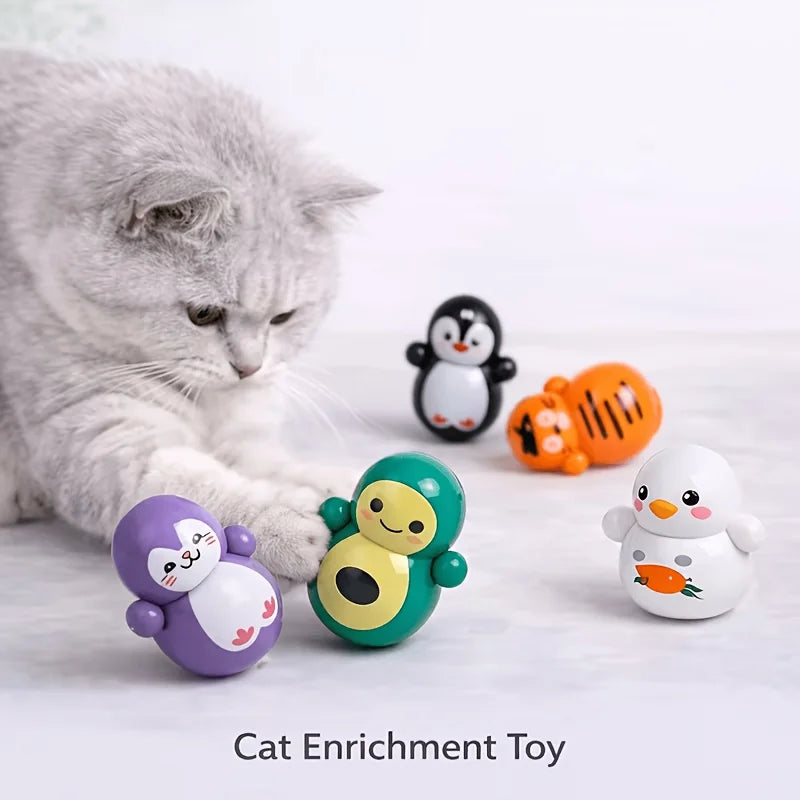 Wobble Roll Cat Toy Pack — 10 Pieces