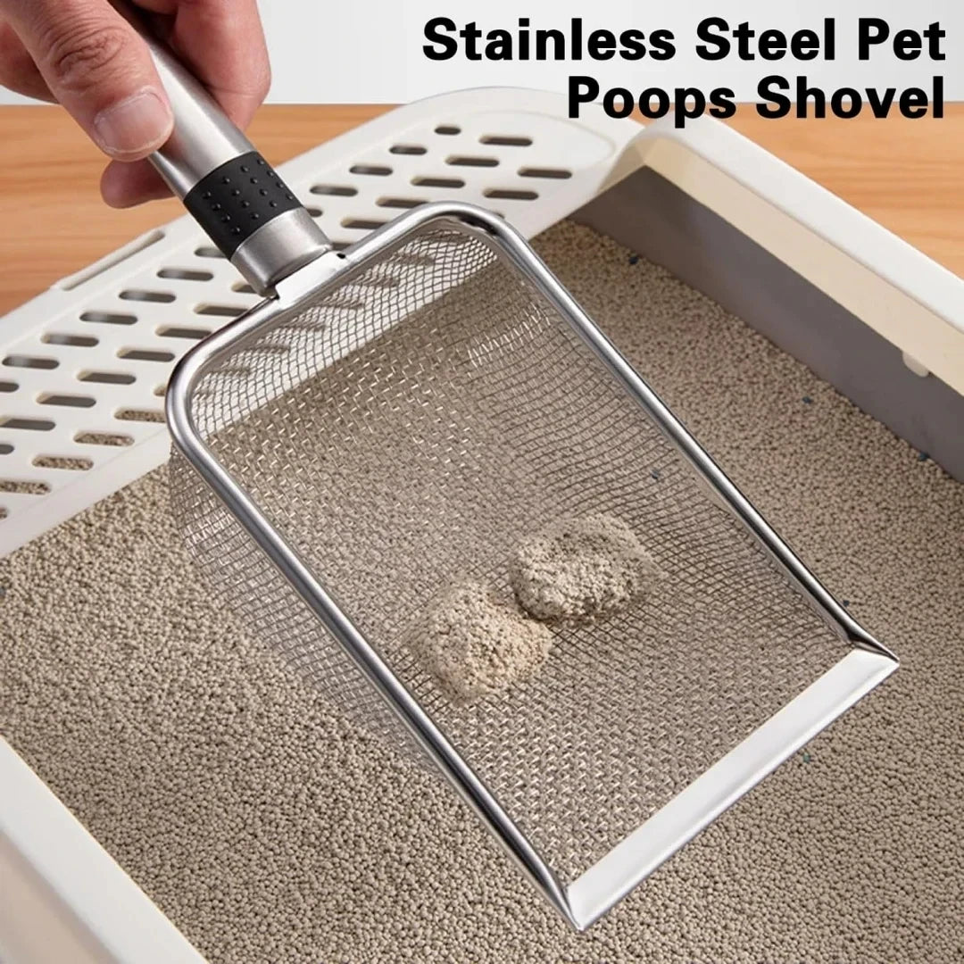 Scoop & Sift Stainless Steel Litter Scoop