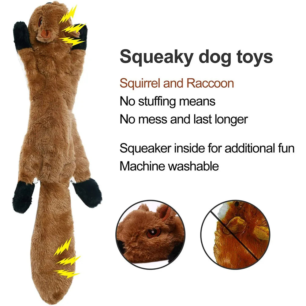 Crinkle Critters Squeaky Dog Toy