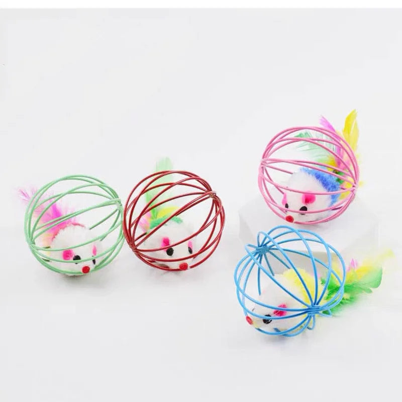 Peekaboo Mouse Cage Cat Toy