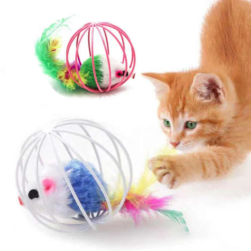 Peekaboo Mouse Cage Cat Toy
