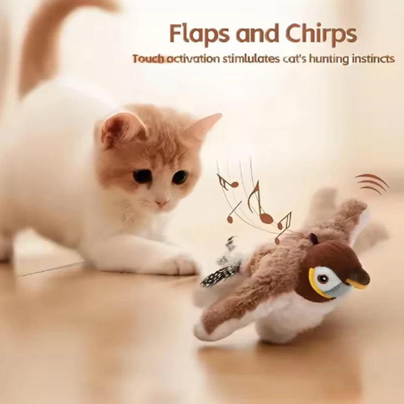 Chirp & Flutter Interactive Plush Bird
