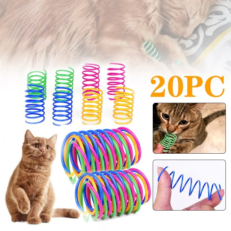 Spring Fling Spiral Cat Toy Pack