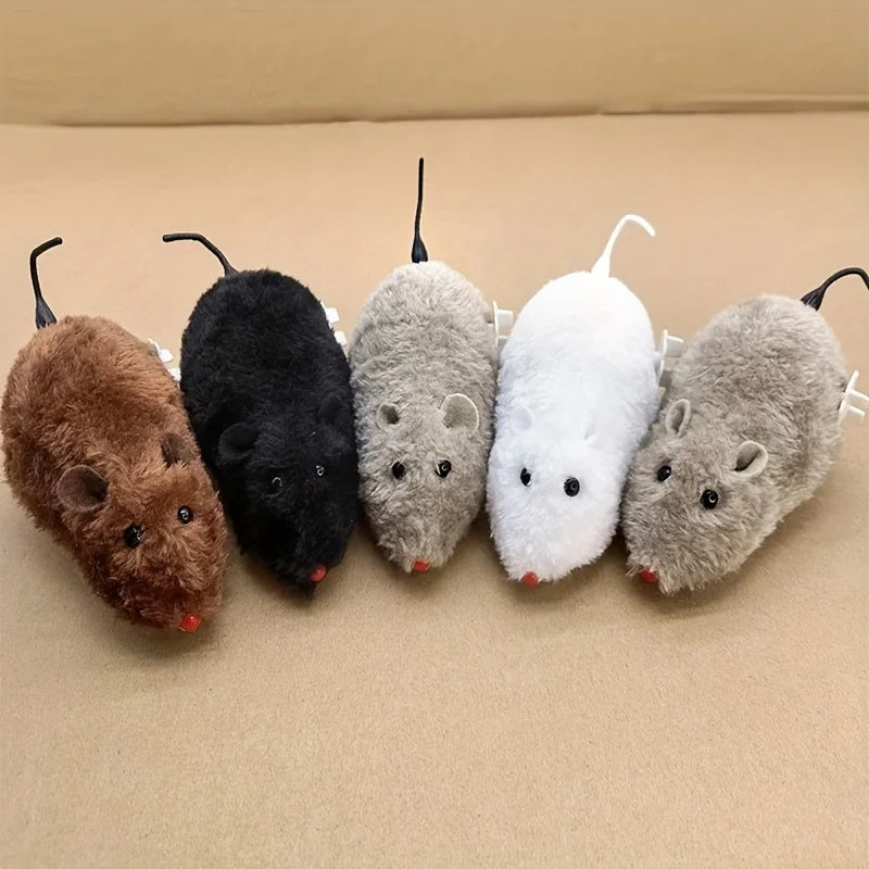 Wind-Up Mouse Chase Cat Toy