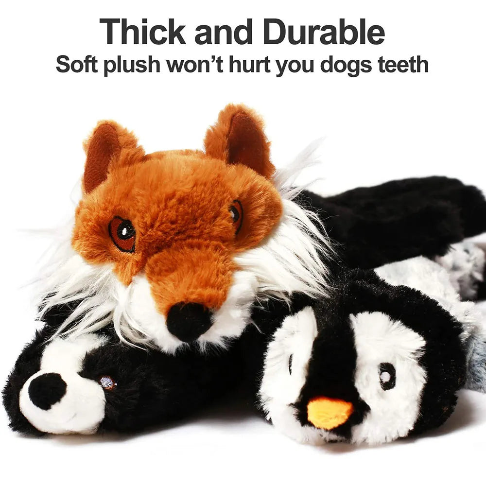 Crinkle Critters Squeaky Dog Toy