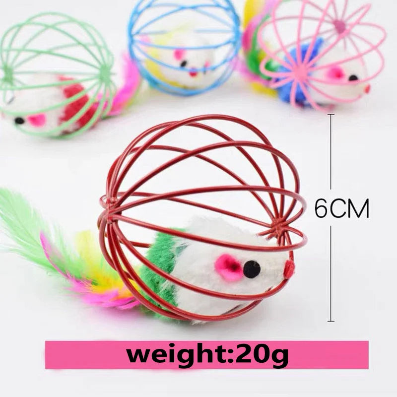 Peekaboo Mouse Cage Cat Toy
