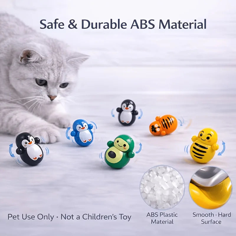 Wobble Roll Cat Toy Pack — 10 Pieces