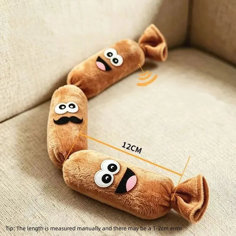 Sausage Smile Squeaky Dog Toy