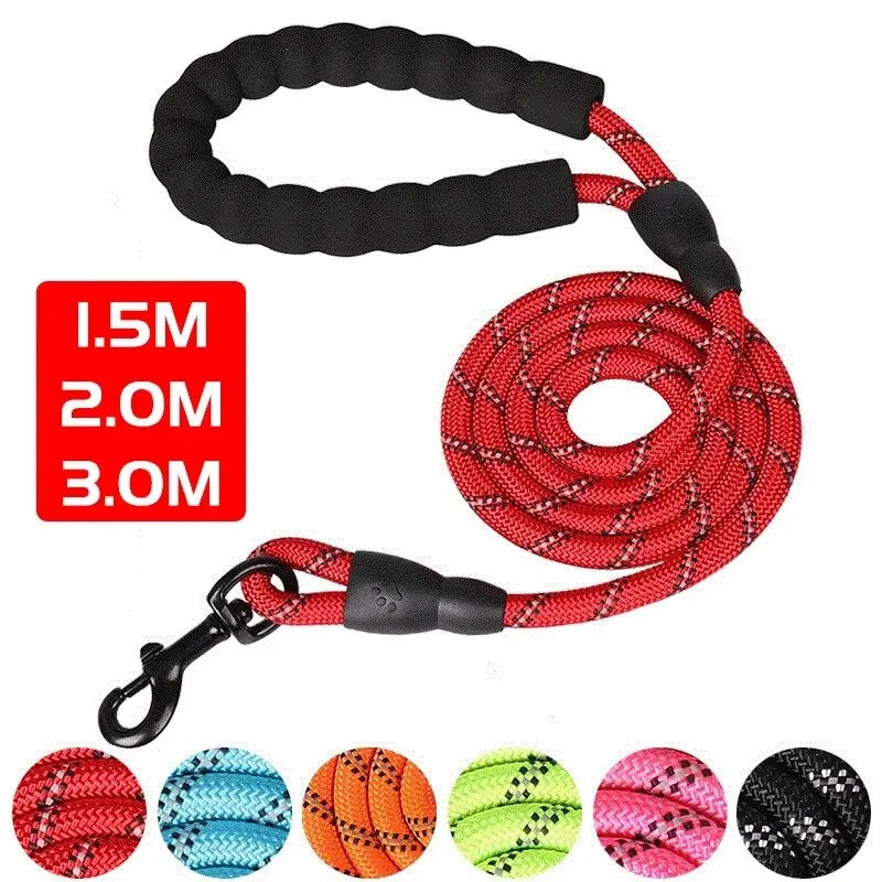 Padded Grip Reflective Dog Leash