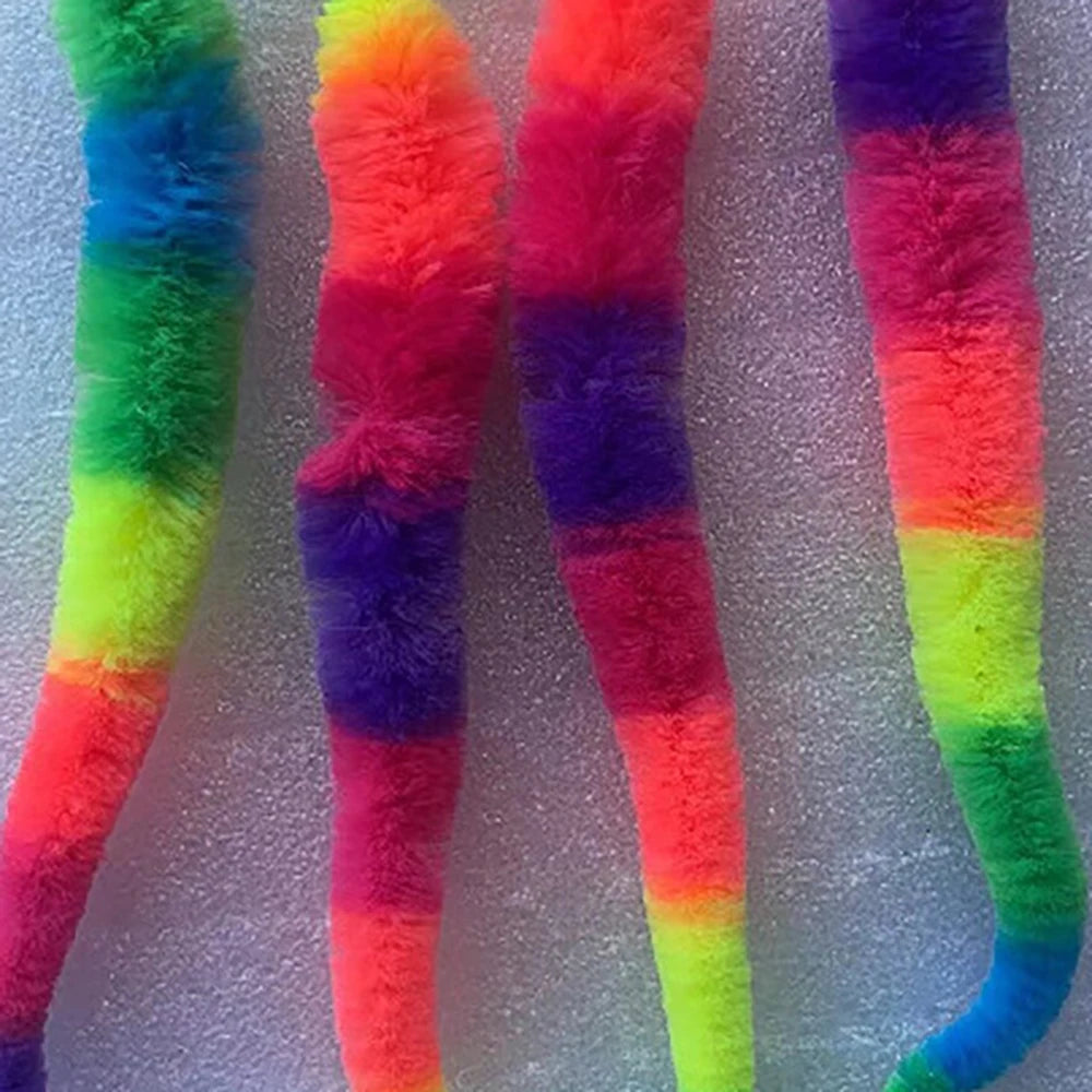 Wiggle Worm Fuzzy Cat Toy