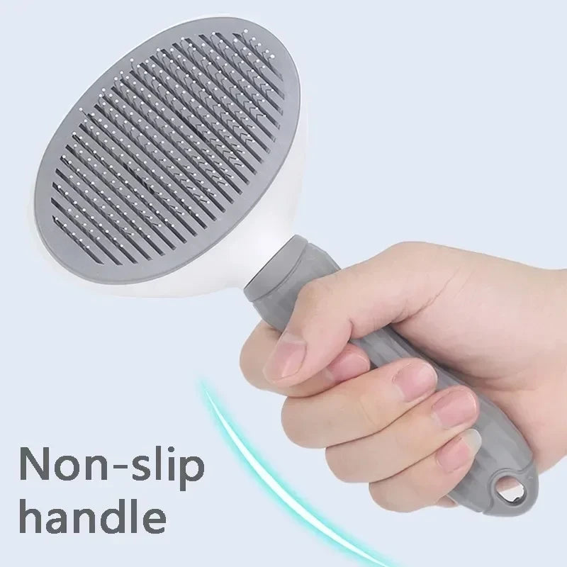 Press & Clean Pet Grooming Brush
